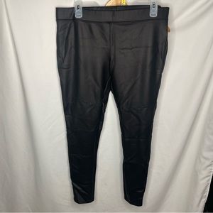 Womens express faux leather leggings